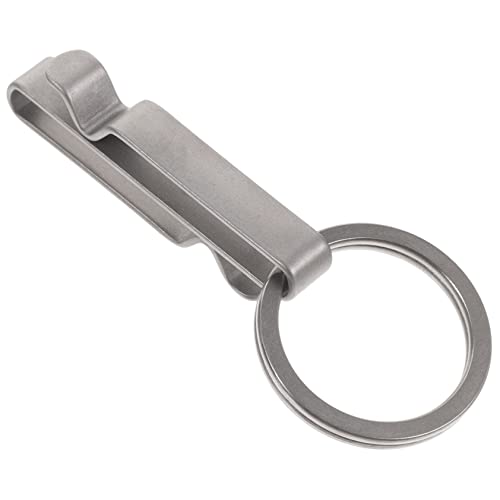 Schlüsselanhänger mit Gürtelschnalle Gürtelkarabiner Abnehmbare Haken Pocket Clip s Auto-Schlüsselanhänger für Männer Schlüsselringe Zubehör für Dienstgürtel reines FOYTOKI von FOYTOKI