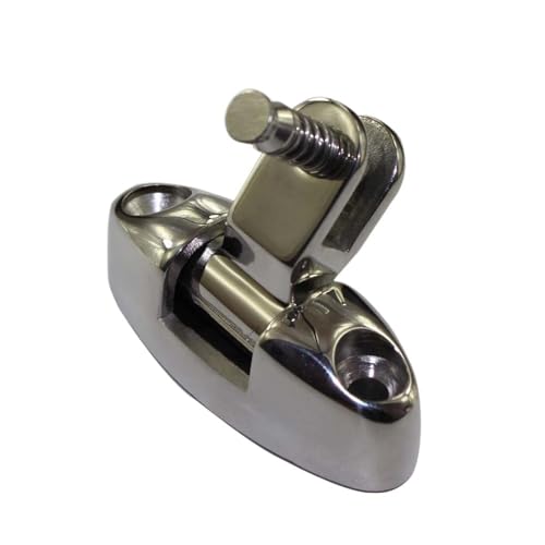 FRAOMHFW 1PCS 316 Edelstahl Marine Boot Universal Deck Scharniere Mit Quick Release Pin Segel Yacht Zubehör Deck Scharnier Teile von FRAOMHFW