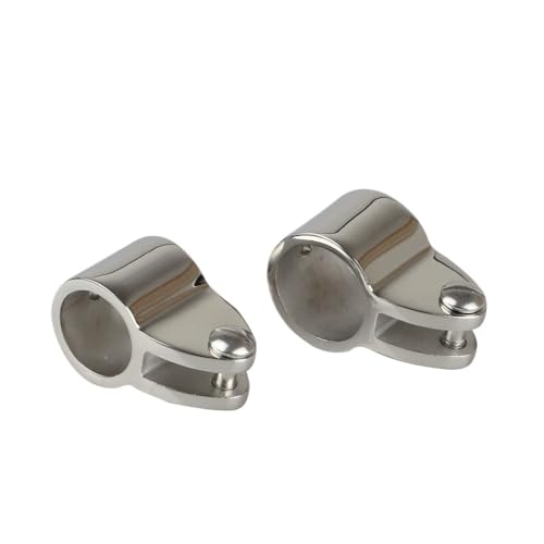 FRAOMHFW 2PCS 22mm 25mm Edelstahl 316 Oberbacke Schiebekappe Geländer Passend Spiegelpolitur for Yacht Boot Hardware(22mm) von FRAOMHFW