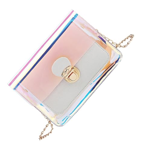 FRCOLOR Mini-Make-up-Tasche für Geldbörse Umhängetasche Beutel mit Schnallenverschluss Modische Umhängetasche Aus PVC Mehrzwecktasche von FRCOLOR