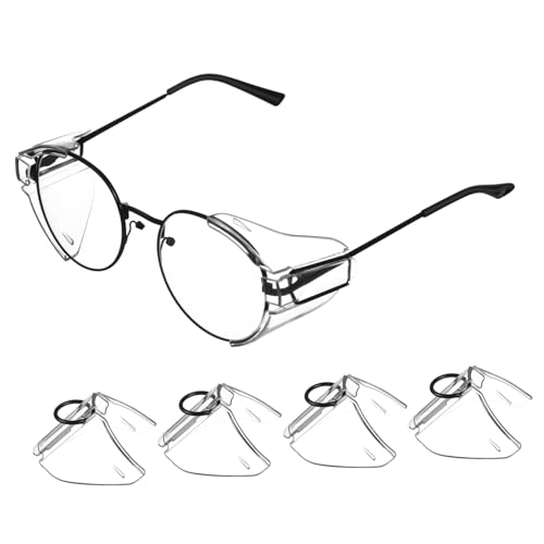 FRCOLOR 2 Sätze Flankenschutz Verstellbare Brille Durchsichtiges Seitenschild Zum Aufstecken Stift Schild Mit Brille Schutzbrille Überbrille Gläser Brillen Brille Schutzhülle Stk 2 Paar*2 FRCOLOR 2 Sätze Flankenschutz Verstellbare Brille Durchsichtiges Seitenschild Zum Aufstecken Stift Schild Mit Brille Schutzbrille Überbrille Gläser Brillen Brille Schutzhülle Stk 2 Paar*2 von FRCOLOR