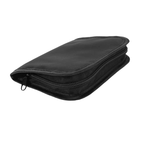 FRCOLOR Aufbewahrungstasche für Blutzuckermessgeräte Reiseträger Leere Erste-Hilfe-Tasche -Fall tragbare Tasche Reiseetui für Diabetikerbedarf Reißverschlusstasche Polyester Black von FRCOLOR