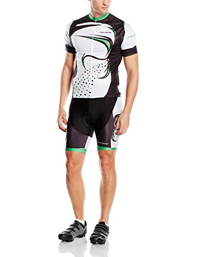 FREE FISHER Herren Radtrikot Set, Grün, XL von FREE FISHER