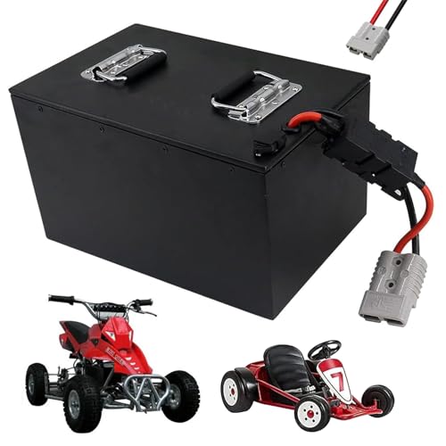 FREEDOH 72 Volt Motorradbatterie 72 V Mopedbatterie 72 V Lithiumbatterie 50 Ah 60 Ah 80 Ah 100 Ah 150 Ah Ersatzbatterie für 50-11000 W Motorkit,72v100ah von FREEDOH