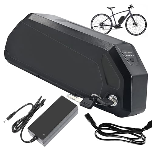 FREEDOH E-Bike-Akku 36 V 8 Ah 10 Ah 12 Ah 15 Ah Lithium-Akkupack 48 V 8 Ah 10 Ah 12 Ah Unterrohrakku mit Ladegerät für 0–600 W Elektrofahrradmotor,36v8ah von FREEDOH