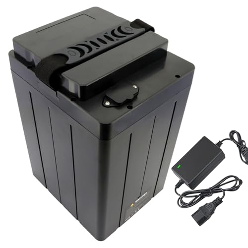 FREEDOH E-Bike-Akku 48 V 60 V 72 V Lithiumbatterie 20 AH 30 AH 40 AH Wiederaufladbarer Akku 60 V 72 V Motorradbatterie 18 AH mit Ladegerät für 0-3000 W Motor,48v40ah von FREEDOH