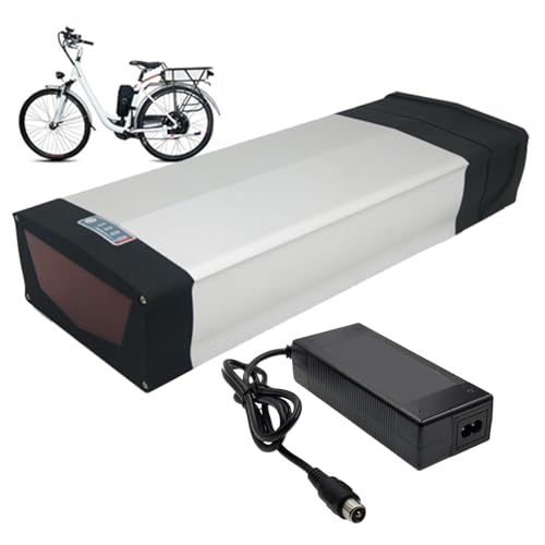 FREEDOH Gepäckträgerakku 36V 48V E-Bike Akku 13AH 15AH 17.5AH 20AH Lithium-Ionen-Akku 36V 22.5AH Akku mit Ladegerät für 0-1000W Motor,48v17.5ah von FREEDOH