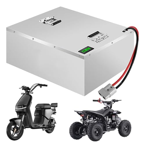 FREEDOH Motorradbatterie 48V Lithiumbatterie 60V Mopedbatterie 72V LiFePO4 Batterie 120AH 100AH ​​75AH für 50-5400W Dreiradmotor,48v100ah von FREEDOH