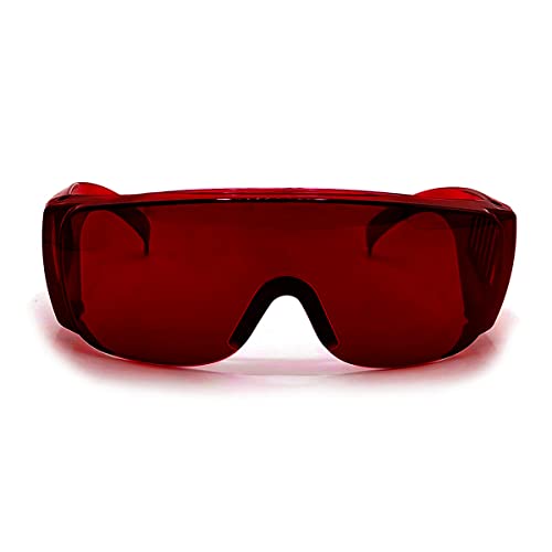 FREEMASCOT OD 4+ 190-540nm Wellenlänge Laser Schutzbrille für typische 405nm, 450nm, 520nm, 532nm Laserlicht für Haarentfernung Laser Behandlung Augenschutz Brille von FREEMASCOT