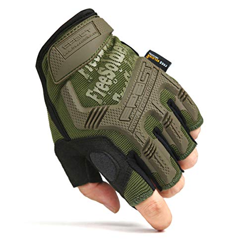 FREE SOLDIER Outdoor Handschuhe Vollfinger Taktische Handschuhe Herren Motorradhandschuhe mit gepolstertem für Fahrrad Airsoft Militär Paintball und andere Outdoor Aktivitäten (Grün, M) FREE SOLDIER Outdoor Handschuhe Vollfinger Taktische Handschuhe Herren Motorradhandschuhe mit gepolstertem für Fahrrad Airsoft Militär Paintball und andere Outdoor Aktivitäten (Grün, M) von FREE SOLDIER