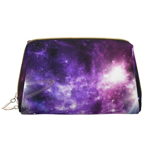 FREFLIG Kosmetiktasche mit Reißverschluss, Motiv: Galaxy Sky, Reise-Kosmetik-Organizer, Lederaufbewahrungs-Kosmetiktasche, Galaxy Sky, Einheitsgröße von FREFLIG