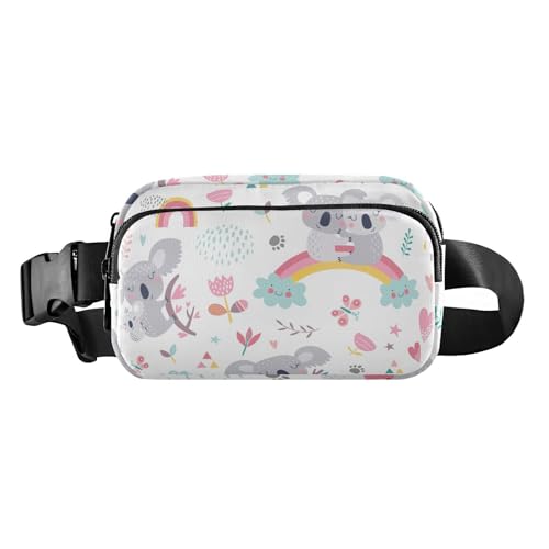 Süße Bauchtasche mit niedlichem Koala-Muster, für Damen und Herren, wasserabweisend, mit verstellbarem Gurt, für Reisen, Urlaub, Laufen, Niedlicher Koala-Muster, 1 Size von FRODOTGV