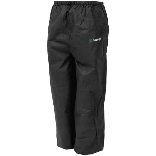 frogg toggs wasserdichte Regenhose für Herren, Motiv: Bullfrogg, Schwarz, Größe XL von frogg toggs