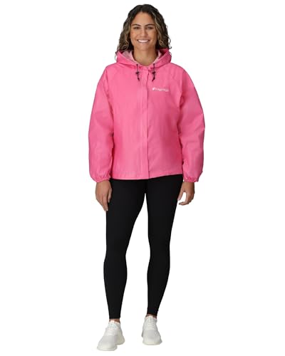 FROGG TOGGS Damen Ultra-lite2 wasserdichte, atmungsaktive Regenjacke Damenjacke, Pink, X-Large von frogg toggs