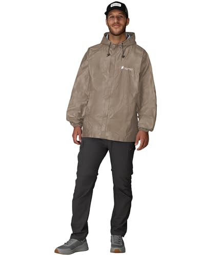 FROGG TOGGS Herren Ultra-Lite2 wasserdichte atmungsaktive Jacke, Khaki, Large von frogg toggs