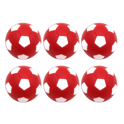 FROMCEO 6 Stück Tischfußball Ersatzball Offizieller Tischspielball Offizieller 32 mm Tischfußball von FROMCEO