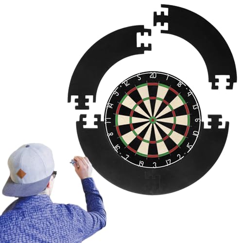 Dart Catchring Surround, Surround Auffangring Dart Backboard, 4-Teiliger Dartscheiben-Einfassung, für die Wandschutz Backboard Protection Dart Catchring Surround, Surround Auffangring Dart Backboard, 4-Teiliger Dartscheiben-Einfassung, für die Wandschutz Backboard Protection von FRTAOOP