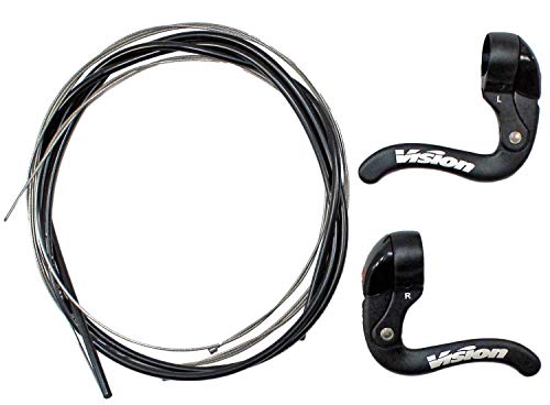 FSA Vision Aero Bremshebel mit Zugset für Zeitfahr Triathlon Lenker Aufsatz FSA Vision Aero Bremshebel mit Zugset für Zeitfahr Triathlon Lenker Aufsatz von FSA