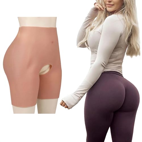 FSYH SilikonhöSchen Po Enhancer Weibliches GefäLschtes Gesäß Shapewear HüFtpolster füR Crossdresser Drag Queen,Color 3,M3 von FSYH