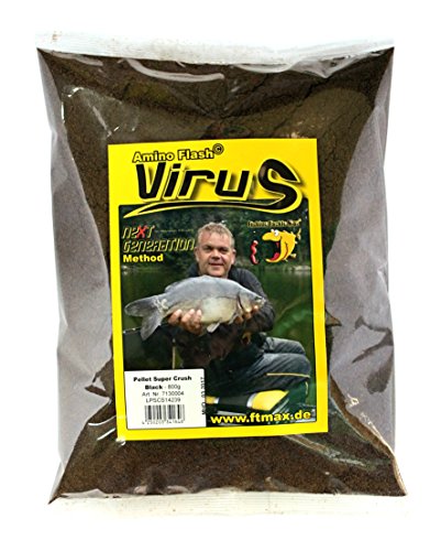 FTM Unisex – Erwachsene 10C7130004C10 Amin-Flash Virus Next Generation Futtermittel Pellet Super Crush Black 800g, Bunt, Normal FTM Unisex – Erwachsene 10C7130004C10 Amin-Flash Virus Next Generation Futtermittel Pellet Super Crush Black 800g, Bunt, Normal von FTM