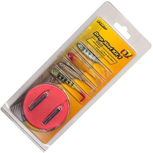 FTM Unisex – Erwachsene 10C8071444C10 Drop Shot Kit-4 Gummifische + 2 Bleie zum Dropshotangeln, Köderset zum Barschangeln, Barschköder, Gummiköder zum Spinnangeln, Bunt, Normal FTM Unisex – Erwachsene 10C8071444C10 Drop Shot Kit-4 Gummifische + 2 Bleie zum Dropshotangeln, Köderset zum Barschangeln, Barschköder, Gummiköder zum Spinnangeln, Bunt, Normal von FTM