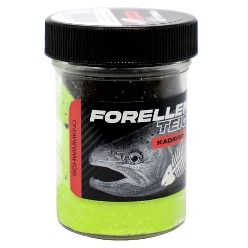 FTM Forellenteig schwimmend 50g - Forellenteig, Farbe/Aroma:Schwarz/Grashüpfergrün - Kadaver FTM Forellenteig schwimmend 50g - Forellenteig, Farbe/Aroma:Schwarz/Grashüpfergrün - Kadaver von Fishing Tackle Max