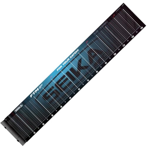 FTM Fischmaßband 1,30m - Maßband zum Raubfischangeln, 130 cm, Blau/Schwarz, aufrollbar, Polyester FTM Fischmaßband 1,30m - Maßband zum Raubfischangeln, 130 cm, Blau/Schwarz, aufrollbar, Polyester von FTM