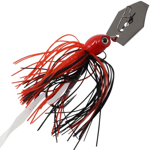 FTM Randale Max Chatterbaits 10g / schwarz-rot Seika Pro von Fishing Tackle Max FTM Randale Max Chatterbaits 10g / schwarz-rot Seika Pro von Fishing Tackle Max von FTM