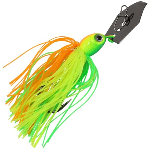 FTM Randale Max Chatterbaits 21g / orange-gelb-grün Seika Pro von Fishing Tackle Max FTM Randale Max Chatterbaits 21g / orange-gelb-grün Seika Pro von Fishing Tackle Max von FTM