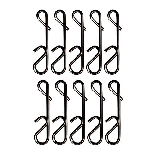 FTM Seika Pro Knotenlosverbinder - 10 Knotenlos Verbinder zum Spinnangeln, Noknot zum Verbinden der Hauptschnur mit dem Vorfach, Größe/Tragkraft:Gr. 0 / 12kg FTM Seika Pro Knotenlosverbinder - 10 Knotenlos Verbinder zum Spinnangeln, Noknot zum Verbinden der Hauptschnur mit dem Vorfach, Größe/Tragkraft:Gr. 0 / 12kg von FTM
