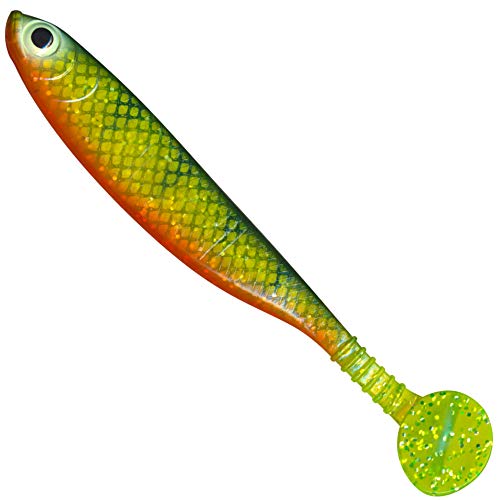 FTM Unisex – Erwachsene 10C8913300C10 Seika Pr-Speed Gummifisch zum Spinnfischen auf Hechte, Zander, Forellen & Barsche, Gummiköder, Gummishad, Shad, Länge:9cm, Farbe:Hot Perch, Bunt, Normal FTM Unisex – Erwachsene 10C8913300C10 Seika Pr-Speed Gummifisch zum Spinnfischen auf Hechte, Zander, Forellen & Barsche, Gummiköder, Gummishad, Shad, Länge:9cm, Farbe:Hot Perch, Bunt, Normal von FTM