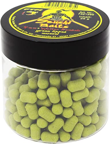FTM Senshi Baits Wafter Dumbells 4mm Green lipped Mussel FTM Senshi Baits Wafter Dumbells 4mm Green lipped Mussel von FTM
