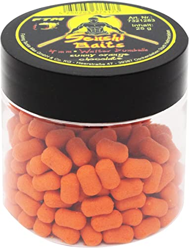 FTM Senshi Baits Wafter Dumbells 4mm Sunny orange Chocolate FTM Senshi Baits Wafter Dumbells 4mm Sunny orange Chocolate von FTM