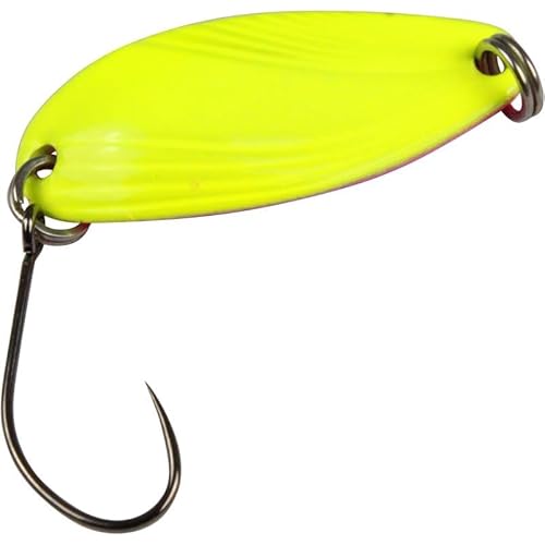 FTM Spoon Break 2,2g - Blinker zum Spinnfischen auf Forellen, Forellenblinker zum Forellenangeln am Forellensee, Spoonblinker, Farbe:gelb/pink FTM Spoon Break 2,2g - Blinker zum Spinnfischen auf Forellen, Forellenblinker zum Forellenangeln am Forellensee, Spoonblinker, Farbe:gelb/pink von FTM