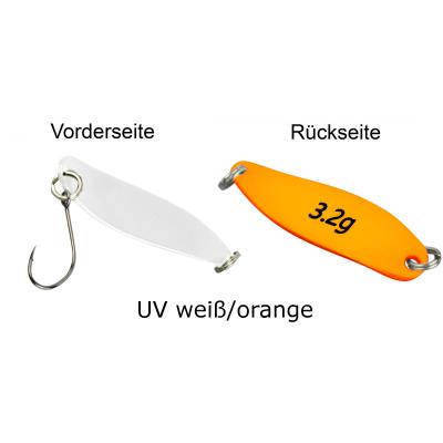 FTM Spoon Hammer 3,2g weiß/orange von FTM