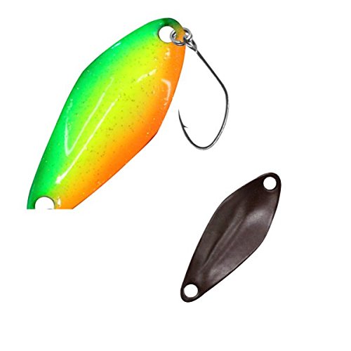 FTM Spoon Tremo 2, 9cm - Forellenblinker zum Ultra Light Angeln auf Forellen, Forellenköder zum Spinnangeln, Spinnköder, Blinker, Farbe:Rainbow/braun, Gewicht:2, 3g FTM Spoon Tremo 2, 9cm - Forellenblinker zum Ultra Light Angeln auf Forellen, Forellenköder zum Spinnangeln, Spinnköder, Blinker, Farbe:Rainbow/braun, Gewicht:2, 3g von FTM