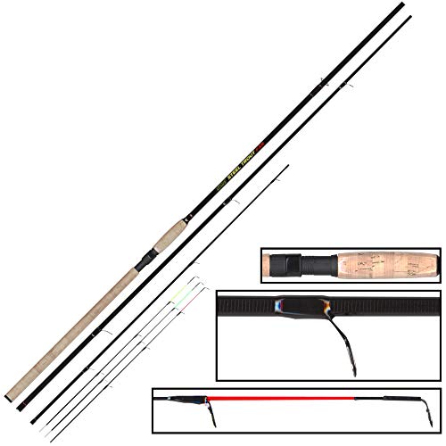 FTM Steel Trout FXR 3,60m 6-25g - Forellenrute zum Sbirolinoangeln, Sbirolinorute zum Forellenfischen, Angelrute für Forelle, Schlepprute für Sbirolinos & Bombarden FTM Steel Trout FXR 3,60m 6-25g - Forellenrute zum Sbirolinoangeln, Sbirolinorute zum Forellenfischen, Angelrute für Forelle, Schlepprute für Sbirolinos & Bombarden von FTM