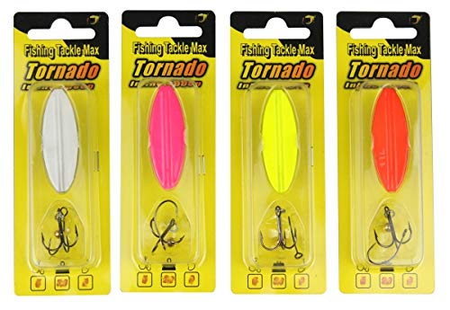 FTM Unisex – Erwachsene 10C5200280C10 Tornad-Inline Spoon-Forellenblinker zum Spinnfischen auf Forellen, Blinker zum Spinnangeln, Durchlaufblinker, Gewicht:7.5g, Farbe:Black/Glow White, Bunt, Normal FTM Unisex – Erwachsene 10C5200280C10 Tornad-Inline Spoon-Forellenblinker zum Spinnfischen auf Forellen, Blinker zum Spinnangeln, Durchlaufblinker, Gewicht:7.5g, Farbe:Black/Glow White, Bunt, Normal von FTM