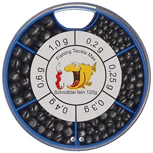 FTM Unisex – Erwachsene 10C6033120C10 Schrotblei fein-120g Klemmbleie zum Stippfischen & Forellenangeln, Bleie für Posenmontagen, Angelbleie für Posen, Bunt, Normal FTM Unisex – Erwachsene 10C6033120C10 Schrotblei fein-120g Klemmbleie zum Stippfischen & Forellenangeln, Bleie für Posenmontagen, Angelbleie für Posen, Bunt, Normal von FTM