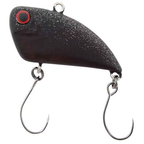 FTM Wobbler Aryas 4,5g 3cm Sinking - Forellenwobbler, Farbe:Black Widow von FTM