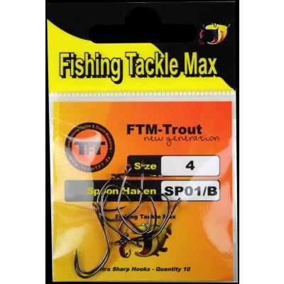 Fishing Tackle Max Haken lose Spoon SP01/B Gr.4 Inh.10 Stk. von FTM