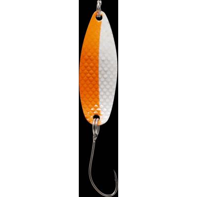 Fishing Tackle Max Spoon Hammer 2,4gr. orange-weiß/schwarz grüner Punkt von FTM