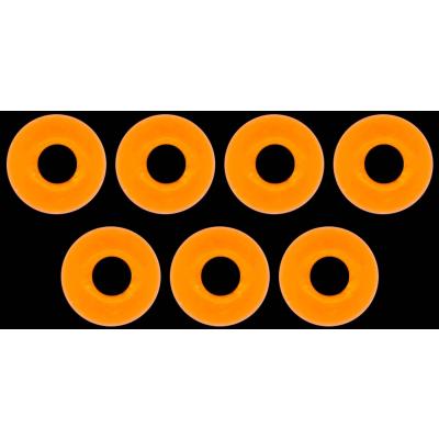 Omura Tungsten Perle Omura rundes Loch Ø 2,8mm fluo orange von FTM