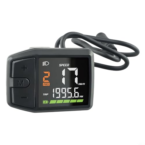 FUANA DZ41 Display für BAFANG E-Bike-Meter, UART/CAN-Protokoll, kompatibel M500 für M600 0102 HD Elektrofahrrad-Komponente (UART-Protokoll) von FUANA