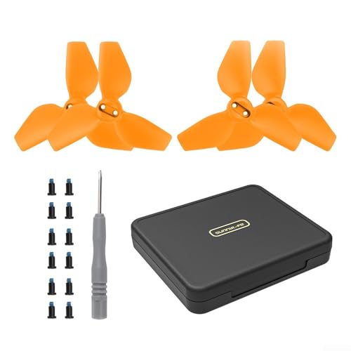 FUANA Propellerhalterbox für DJI NEO Drohne, praktischer und staubdichter Schutz (Orange) von FUANA