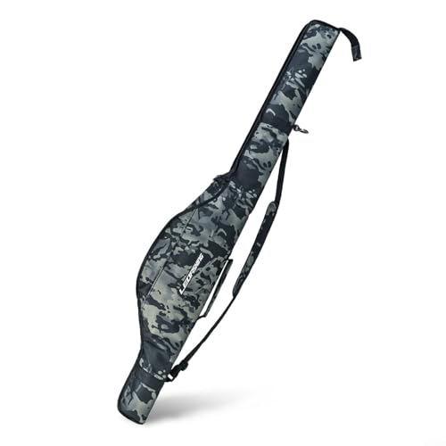 Organizer-Tasche für Angelruten-Ausrüstung, wasserabweisend und Camouflage-Farbe, leichtes Design (140 cm) von FUANA