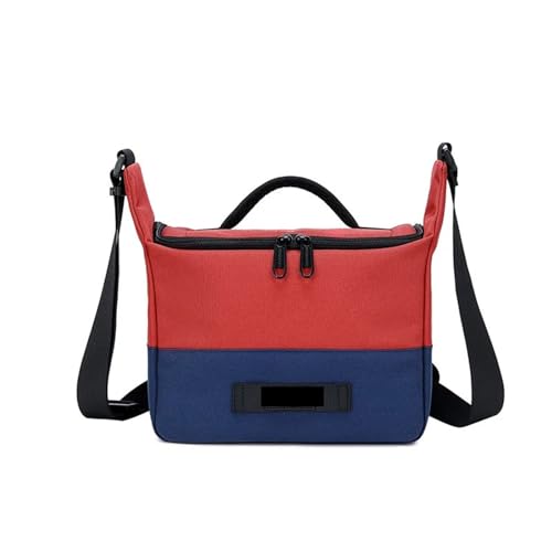 FUBUKIOF Kameratasche Unisex Outdoor Kameratasche Fashion Oxford DSLR Tasche for DSLR Und Objektive for Damen Und Herren Kameratasche(Color:Red) von FUBUKIOF