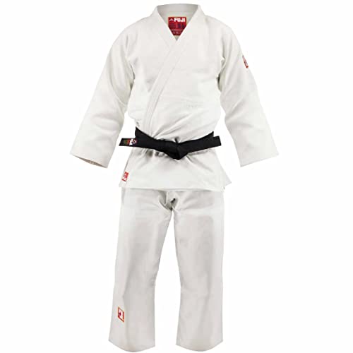 FUJI Euro Competition Judo Gi, Unisex-Erwachsene, Euro Compeition Judo Gi, weiß, 1 von FUJI