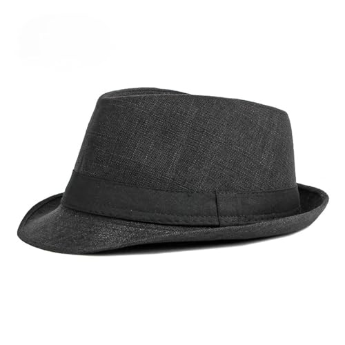 FULUJIDI Fedora Trilby Filzhut Hut Männer Hüte Britische Retro Jazz Hüte Outdoor Freizeit Sonnenblende Strand Hut Frauen Panama Sommer Hut Schwarz FULUJIDI Fedora Trilby Filzhut Hut Männer Hüte Britische Retro Jazz Hüte Outdoor Freizeit Sonnenblende Strand Hut Frauen Panama Sommer Hut Schwarz von FULUJIDI
