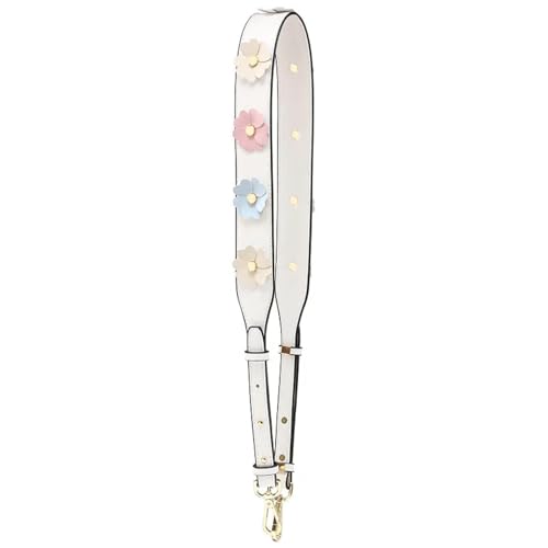 FULUJIDI Taschenriemen Breite Blume Schulter Tasche Gurt Für Frauen Ersatz Lange Leder Handtasche Gürtel Bunte Niet Floral Crossbody Tasche Griff Gun Metal Hanger Weiß FULUJIDI Taschenriemen Breite Blume Schulter Tasche Gurt Für Frauen Ersatz Lange Leder Handtasche Gürtel Bunte Niet Floral Crossbody Tasche Griff Gun Metal Hanger Weiß von FULUJIDI